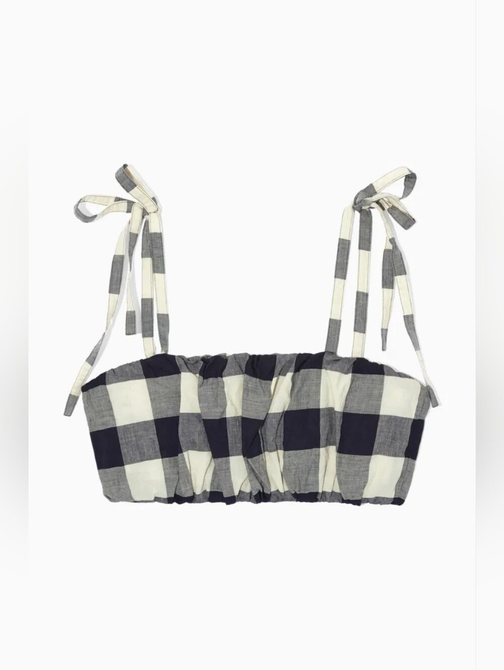COS Gingham Bra Top Size Large - Picture 3 of 9
